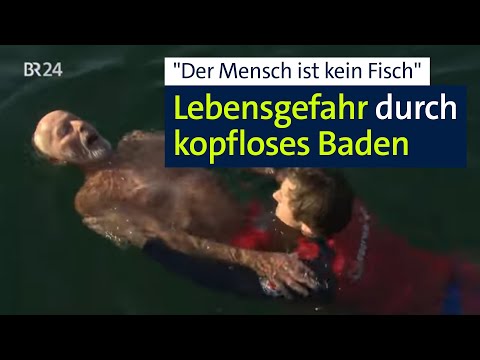 Trotz Hitze: Wasserwacht warnt vor Kreislaufkollaps durch falsches Baden | Abendschau | BR24