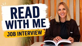 Read in English with me - Beginner Short Story "Job Interview"
