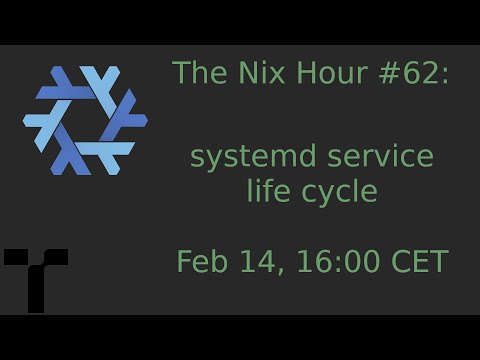 The Nix Hour #62 [systemd service life cycle]