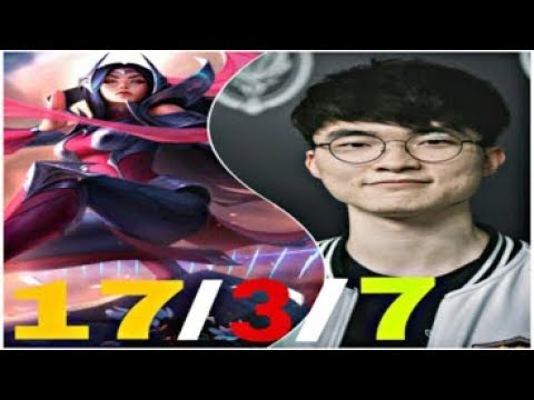 SKT T1 FAKER - Irelia vs Zoe - KR Challenger season 8 patch 8.10