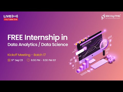 Free Data Analytics Data Science Internship | Batch 17 | 360DigiTMG
