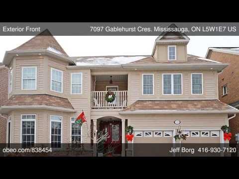 7097 Gablehurst Cres, Meadowvale Village, Miss
