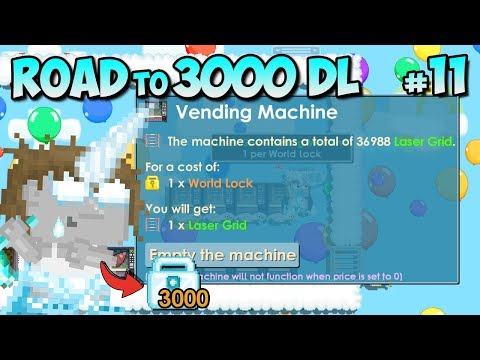 FREE BFG HAS ARRIVED!! 😀 | Road to 3000DL #11 | Growtopia