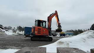حفارة صغيرة Hitachi ZX65USB-5A,Servicehistorikk,Engcon,S50,2 skuffer,sentralsm&oslash;ring | صورة 4 - Machineryline
