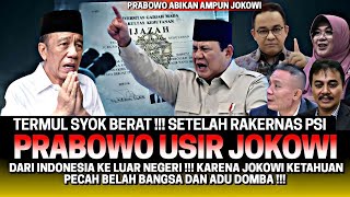 Download lagu TERMUL SYOK😱‼️ PRABOWO MARAH, USIR JOKOWI DARI INDONESIA SETELAH RAKERNAS PSI‼️ PECAH BELAH BANGSA mp3
