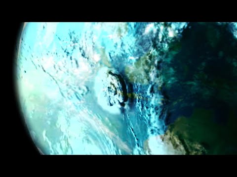 My vision of what the Krakatoa volcano eruption might’ve looked like from space with eruption sounds