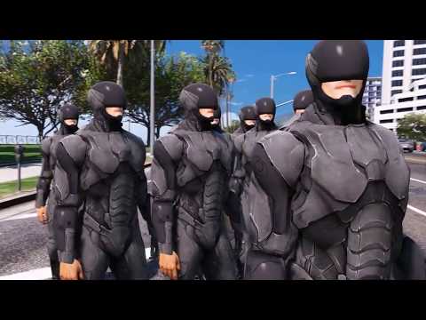 RoboCop Army VS Power Rangers 2017 (EPIC BATTLE) PiPi Kids