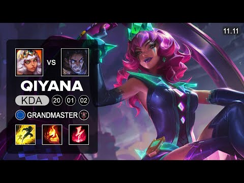 Qiyana Mid vs Sylas - EUW Grandmaster Patch 11.11