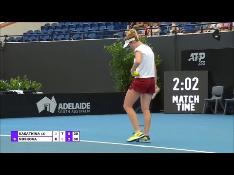 Daria Kasatkina vs Linda Noskova highlights ADELAIDE INTERNATIONAL 2023