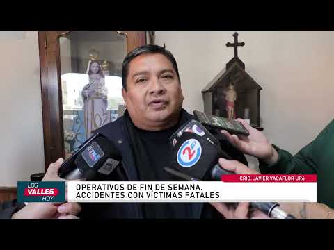 Operativos en los Valles: siniestro fatal en Aguas Calientes y cuerpo hallado en El Carmen