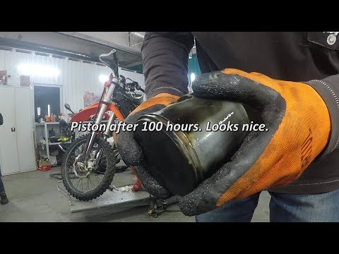 KTM EXC 300 TPI Piston Replacing and Test