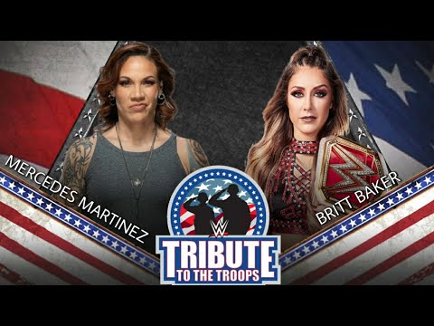 WR3D TRIBUTE OF THE TOOPS : BRITT BAKER VS MERCEDES MARTINEZ : WWE RAW WOMEN'S CHAMPION
