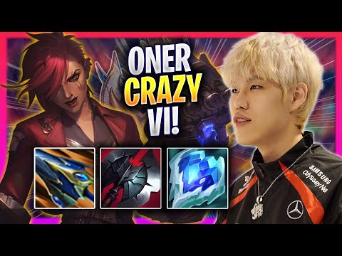 ONER IS SO CRAZY WITH VI! - T1 Oner Plays Vi JUNGLE vs Jax! | Season 2024