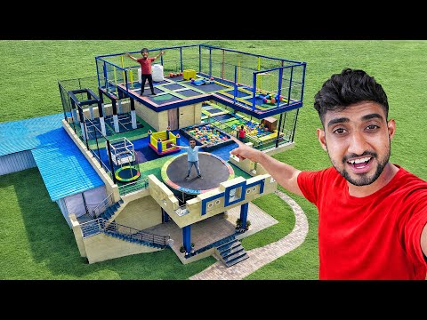 We Built a Trampoline Park on Our Terrace