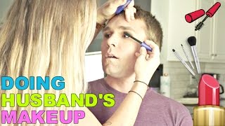 WIFE DOES HUSBAND'S MAKEUP!