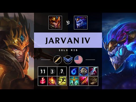 Jarvan IV Mid vs Aurelion Sol - NA Diamond Patch 25.14