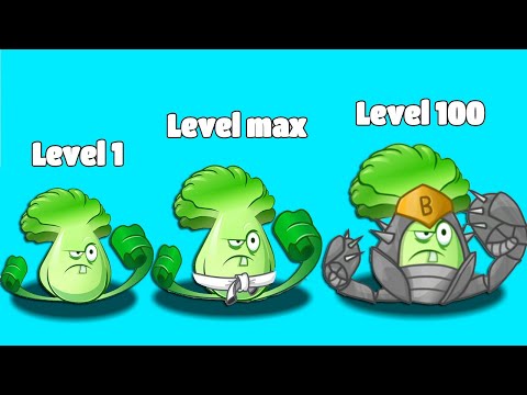 Every Plants Level 1 vs Level Max vs Level 999 - PvZ 2 Challegen Gargantuar Zombie
