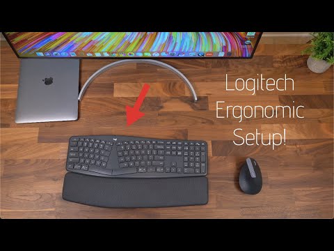 External Review Video TKDGTEQEUqw for Logitech ERGO K860 Wireless Split Ergonomic Keyboard (920-009166)