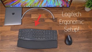 Ergonomisches Setup von Logitech: Ergo K860-Tastatur und MX Vertical-Maus!