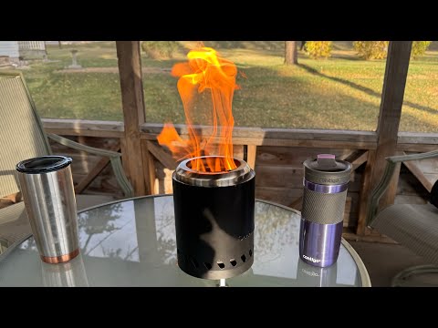 Tabletop Fire Pit Review and Demonstration - Portable Firepit