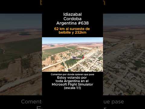 Idiazabal, Cordoba desde el Microsoft Flight Simulator #idiazabal #cordoba #msfs #joaha45 #argentina
