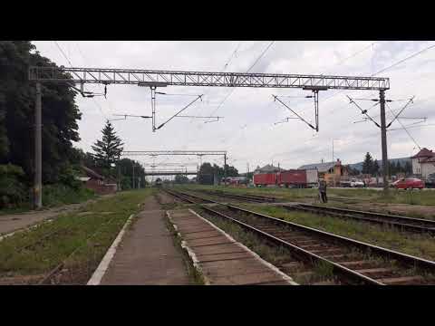 Trenul R 5605 Iasi-Suceava Nord sosește în gara Dolhasca