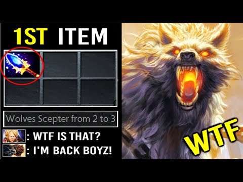 NEW IMBA UPGRADE 7.22G Lycan Scepter First Item Core Most Epic 100 HP Throne Comeback WTF Dota 2