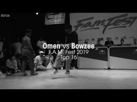 Omen vs Bowzee  [Top 16] // .stance // F.A.M. Fest 2019