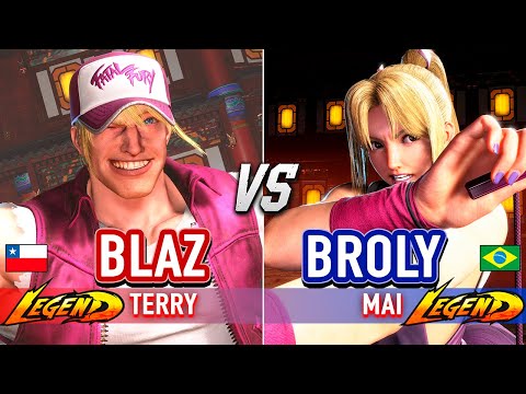 SF6 🔥 BLAZ (Terry) vs BROLYNHO (Mai) 🔥 Street Fighter 6 High Level Gameplay