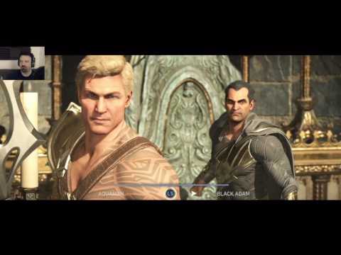 Injustice 2 Campaign playthrough pt29 - Black Adam and Aquaman Beatdowns