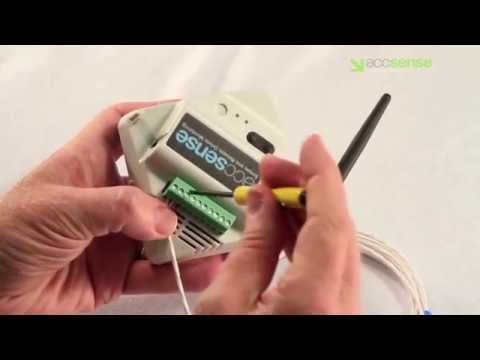 How to install rtd temperature probes on an accsense a1-13 w...