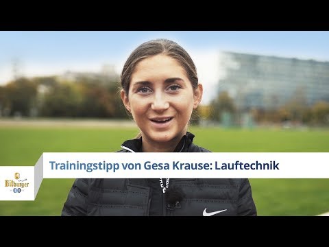 Bitburger 0,0%-Trainingstipp von Gesa Krause: Lauftechnik