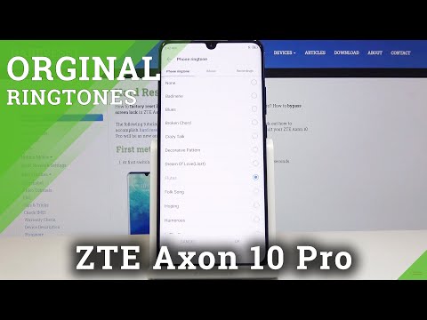 ZTE Axon 10 Pro – Check Ringtone List