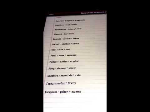 How to breed all the     gemstone dragons in dragonvale