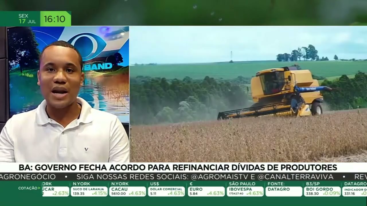 Bahia: Governo fecha acordo para refinanciar dívidas de produtores