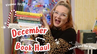December Book Haul | Vlogmas 2023 | Lauren and the Books