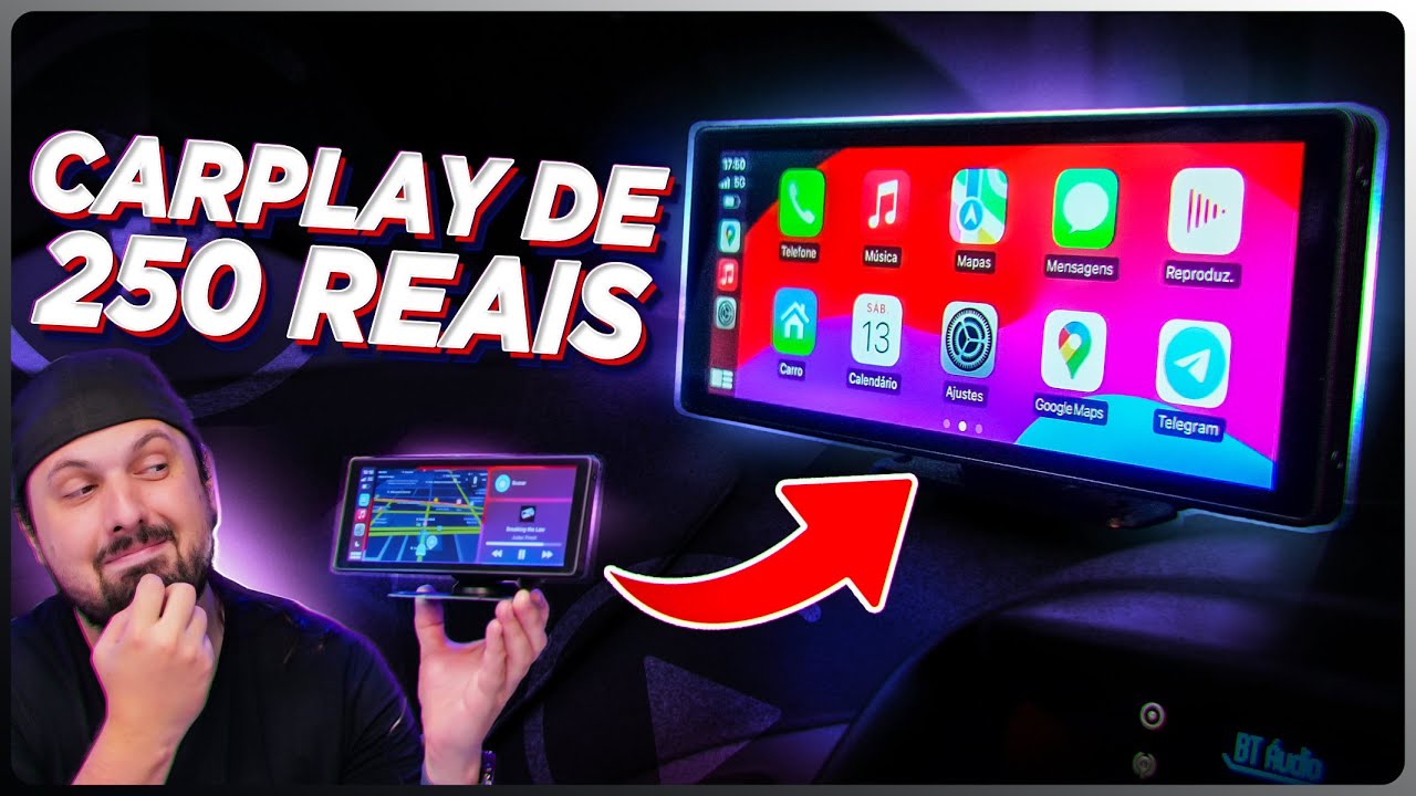 O CARPLAY de 250 REAIS! Será que presta?