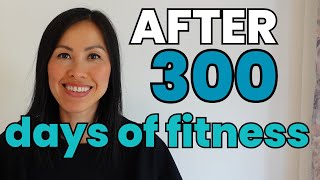 What it looks like after 300 days of fitness. Give up or going strong?