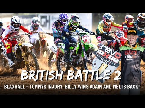 GTCI REVO KAWASAKI BRITISH BATTLE 2 - BLAXHALL TOMMY SEARLE INJURY, BILLY WINS AGAIN AND MEL IS BACK