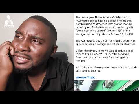 CHISHIMBA KAMBWILI ARRESTED, WHILE IN PRISON.... 🤔🤔??