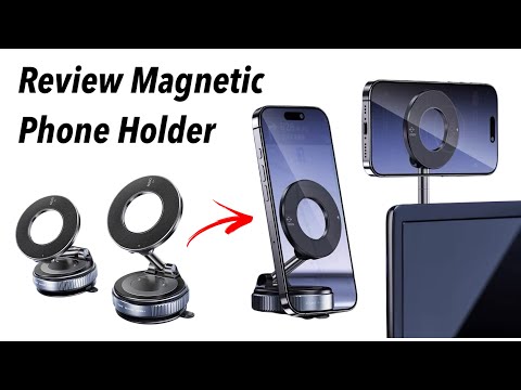 Unbox & Review Vacuum Suction Magnetic Phone Holder