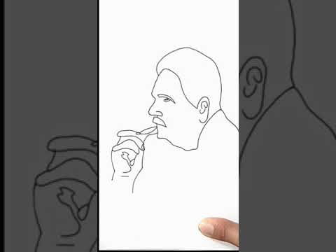 Allama iqbal sketch drawing short, #drawing #shortvideo #shorts, #viral