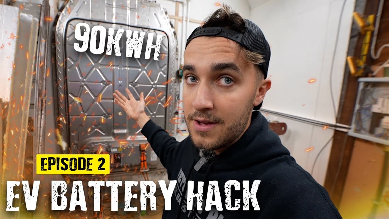 Hacking a Scrapped £90,000 EV Battery to get FREE Electricity - DIY Vehicle to Grid - Part 2