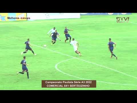 COMERCIAL 0X1 SERTÃOZINHO  Melhores lances 29 01 22