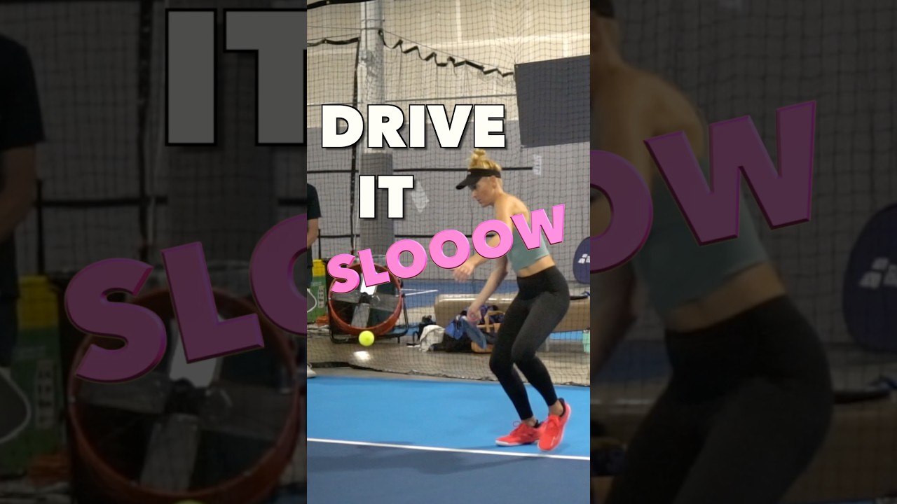 Why Your Pickleball Drive Is Too Fast (And What to Do Instead)