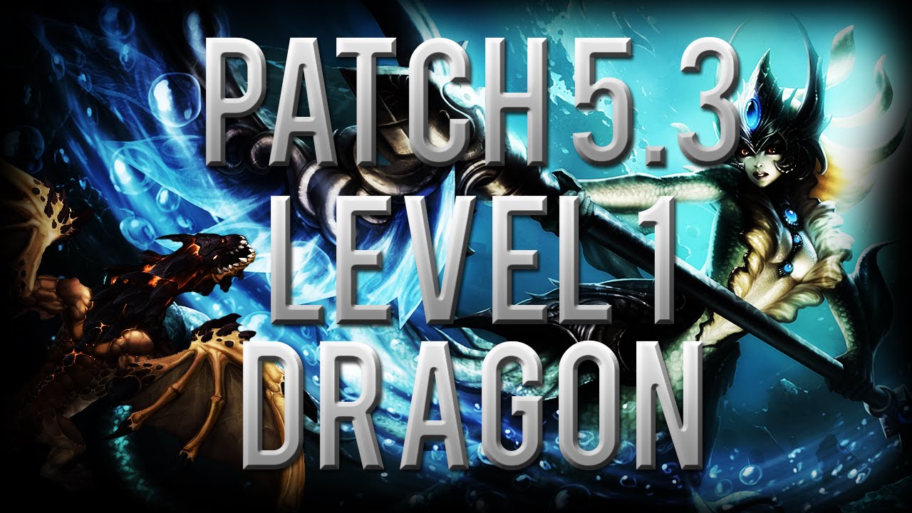 Liên Minh Huyền Thoại: hướng dẫn Nami solo rồng lv 1 phiên bản 5.3