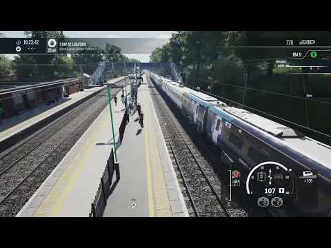 Class 807 passing Apsley at 110 mph