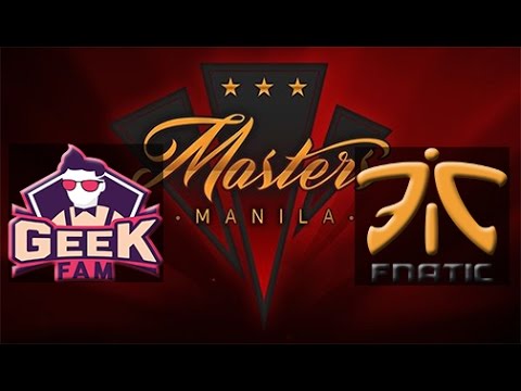 Geek Fam vs Fnatic Game 2 | bo3 | UB SEA Qualifier Rd 2 | The Manila Masters