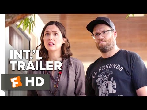Kappa Nu sorority house lit up during a party in the Neighbors 2 trailer