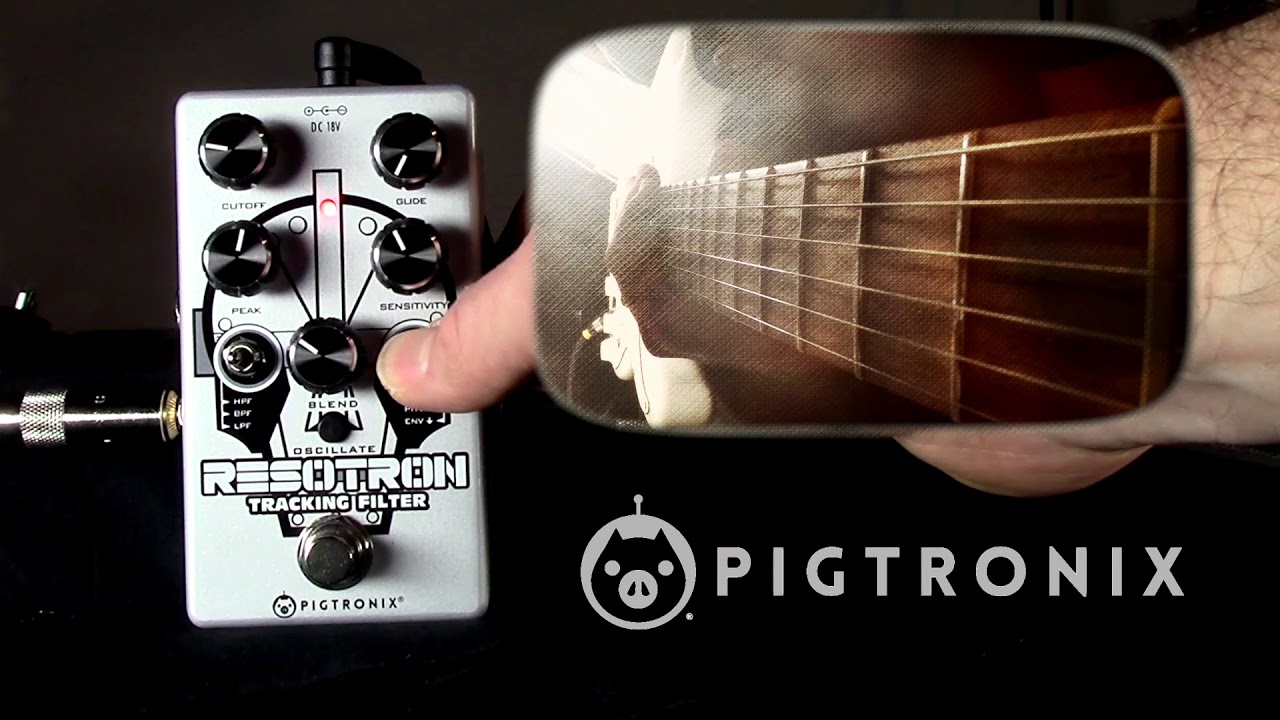 Pigtronix Resotron Pitch Following Envelope Filter Synthesizer Official Demo by Mike Hermans - YouTube